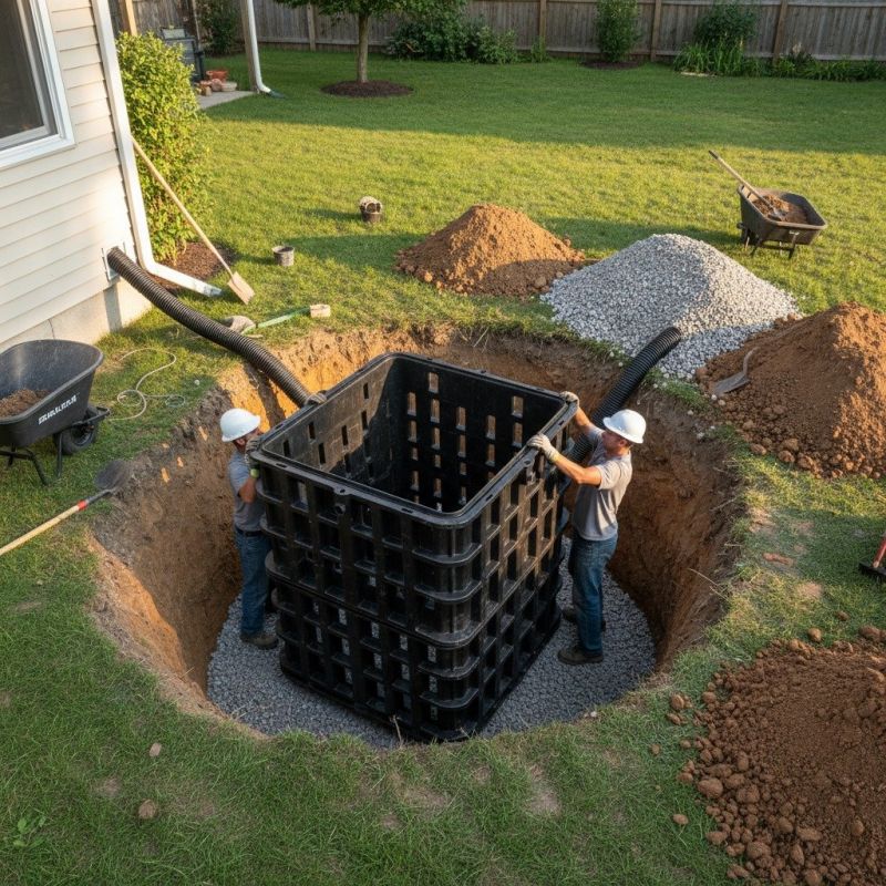 Yard Drainage System Installation