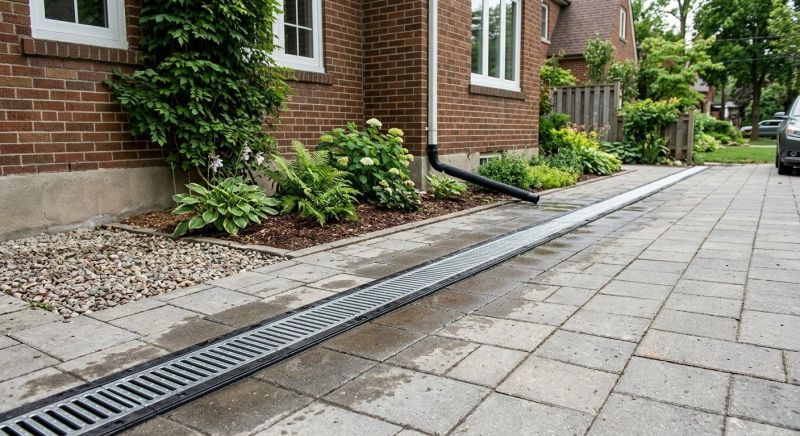 Sidewalk Drainage Installation in Tuscaloosa, AL